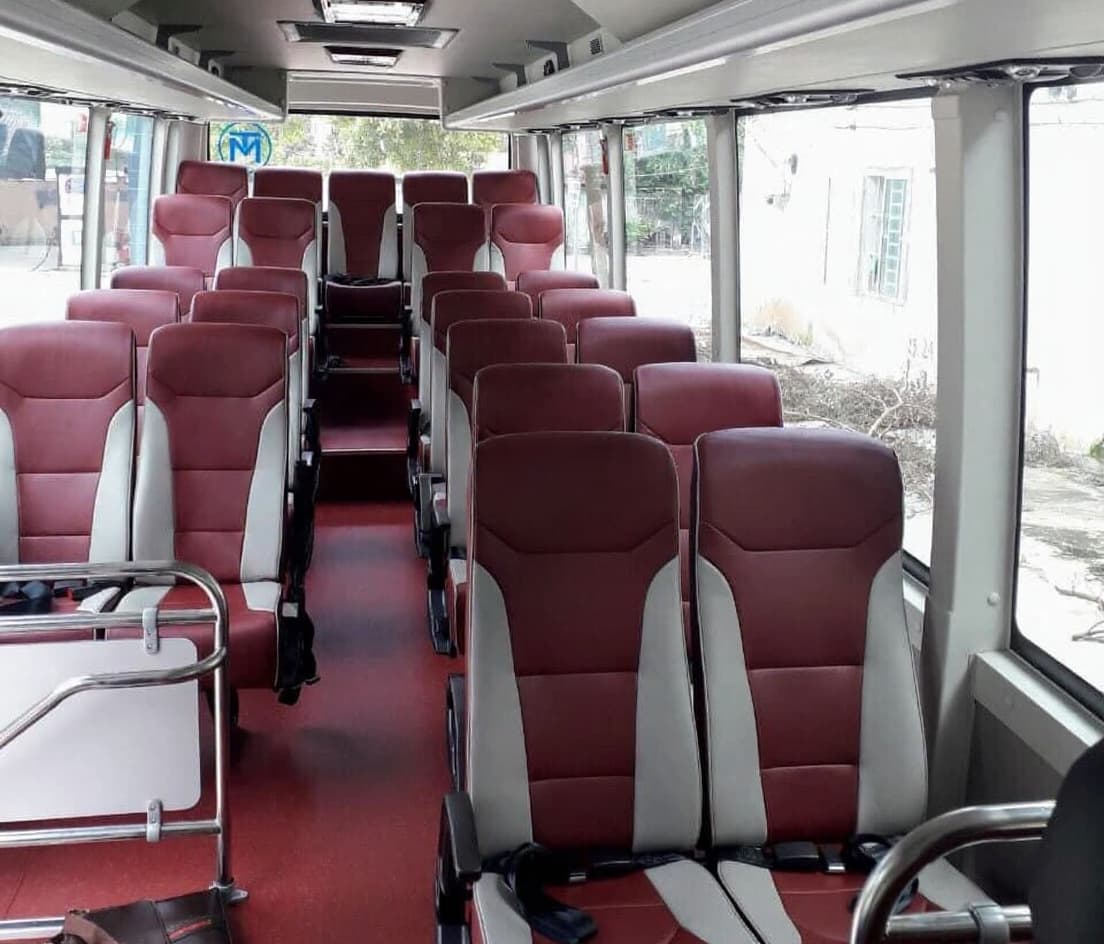 Nội thất xe Samco 29 chỗ