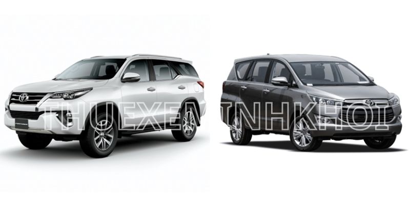 So sánh chi tiết Toyota Fortuner và Innova